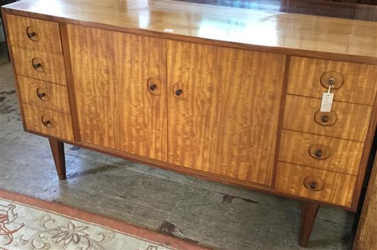 A Gordon Russell rosewood and mahogany sideboard, designed by W.H. Russell, 1964, W.5ft 3in.(-)